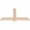 Ekena Millwork Eugene Smooth Timber Gable Bracket, Douglas Fir, 36"W x 21"H x 1 1/2"D x 3 1/2"F, 14/12 Pitch GBW036X21X0204EUG00SDF - alternate 4